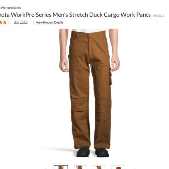 Dakota WorkPro Series Stretch Duck Cargo Workpants - Picture 7 of 7